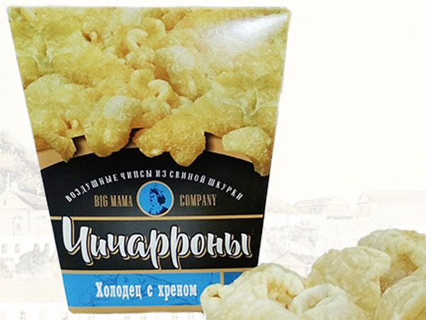 Чичарроны со вкусом холодца и хрена в Екатеринбурге