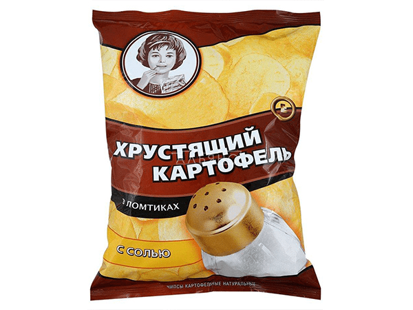 Картофельные чипсы "Девочка" 40 гр. в Екатеринбурге