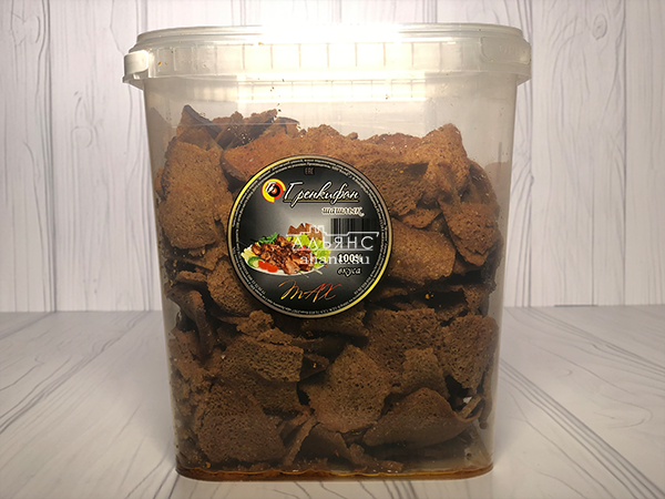 Ржаные гренки со вкусом шашлыка в Екатеринбурге