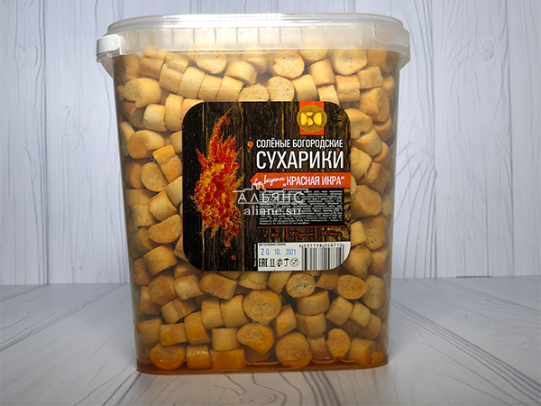 Сухарики с красной икрой в Екатеринбурге