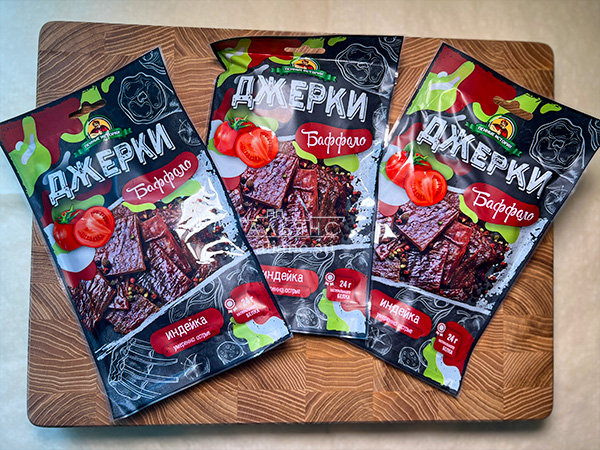 Джерки из индейки "Баффало" 45 гр. в Екатеринбурге