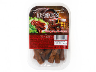 Чипсы из лаваша: Сурские гренки Баварские колбаски (100 гр)