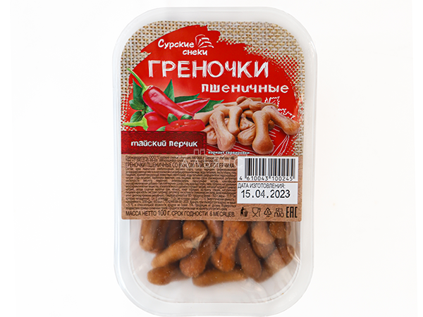 Сурские гренки Тайский перчик (100 гр) в Екатеринбурге