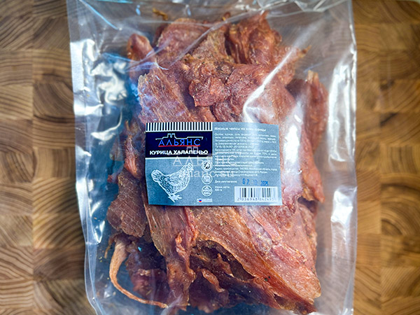 Мясо (АЛЬЯНС) вяленое курица 500гр "С халапеньо" в Екатеринбурге
