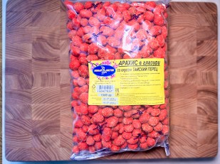 Сурские гренки Баварские колбаски (100 гр): Арахис в глазури со вкусом тайский перец