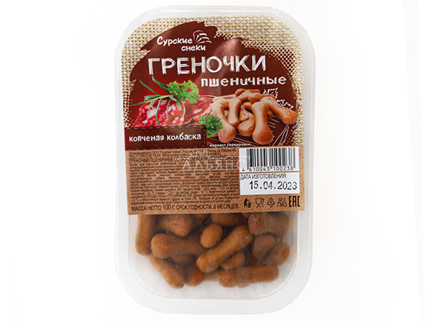 Сурские (ПШЕНИЧНЫЕ) Копченая колбаска (100 гр) в Екатеринбурге
