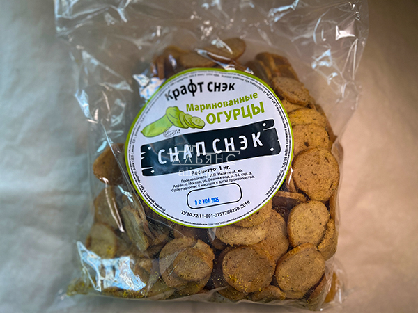 Снапсы ПШЕНИЧНЫЕ "Маринованные огурцы" в Екатеринбурге
