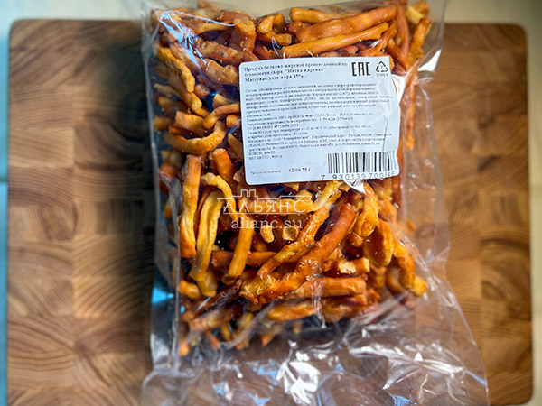 Нитка ЖАРЕНАЯ  Oktobersnack1 кг (сырный продукт) в Екатеринбурге