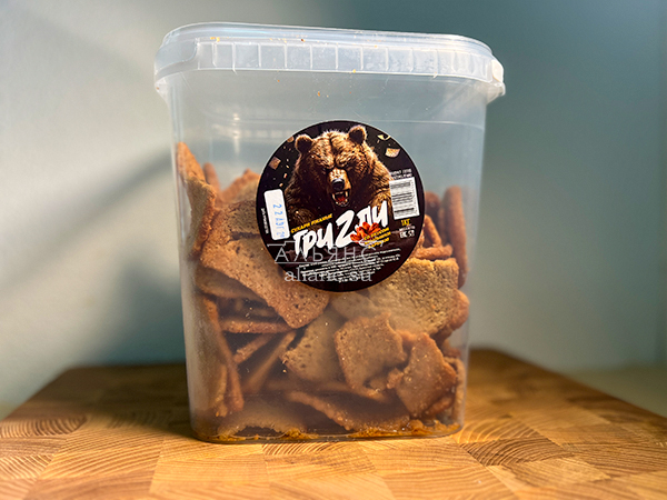 Ведро Ржаные гренки со вкусом Крылышки Барбекю (1 кг) в Екатеринбурге