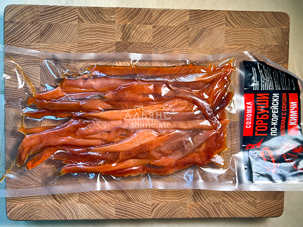 Горбуша соломка по-корейски в Екатеринбурге