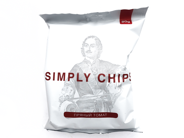 Картофельные чипсы "Simple chips" Пряный томат 80 гр. в Екатеринбурге